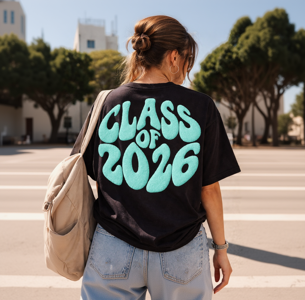 Gepersonaliseerde t-Shirt met zachte letters
