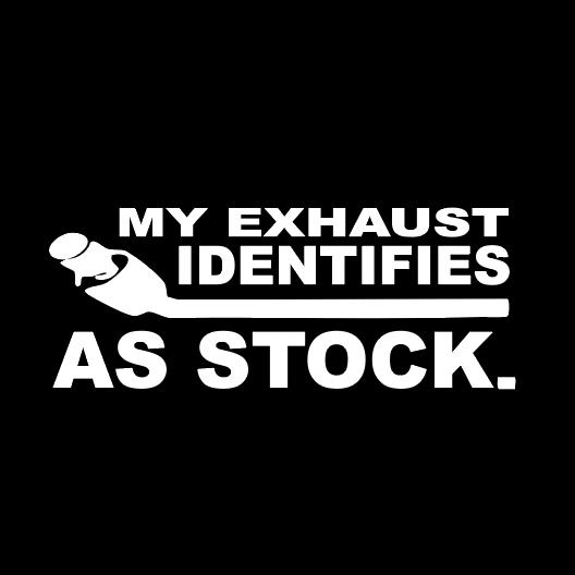 My exhaust identifies as stock